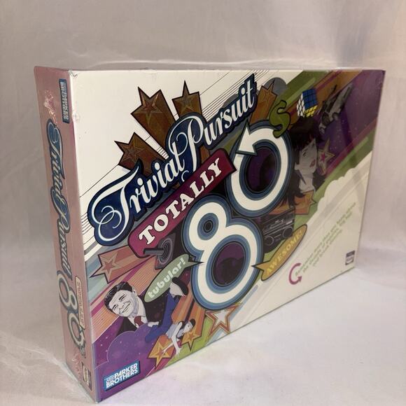 Trivial Pursuit Totally 80's Board Game 2005 Couples Night Girls Men Sealed NEW - Picture 2 of 5